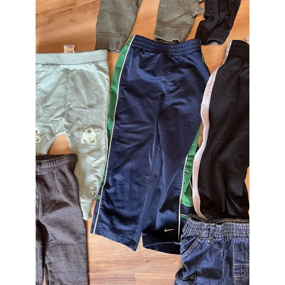 Baby Boy Bundle 24m 9 Pants Variety Brand